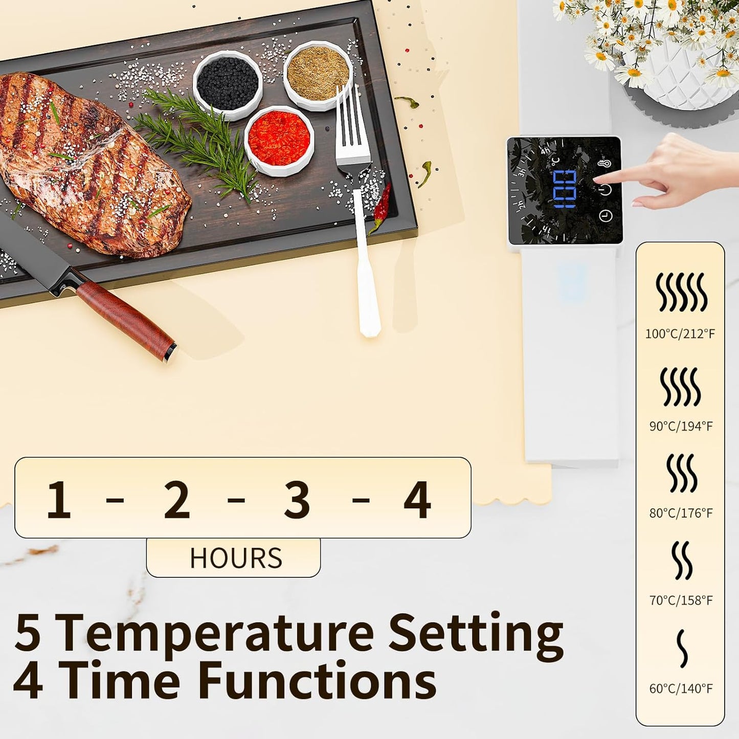 Electric Foldable Warming Tray