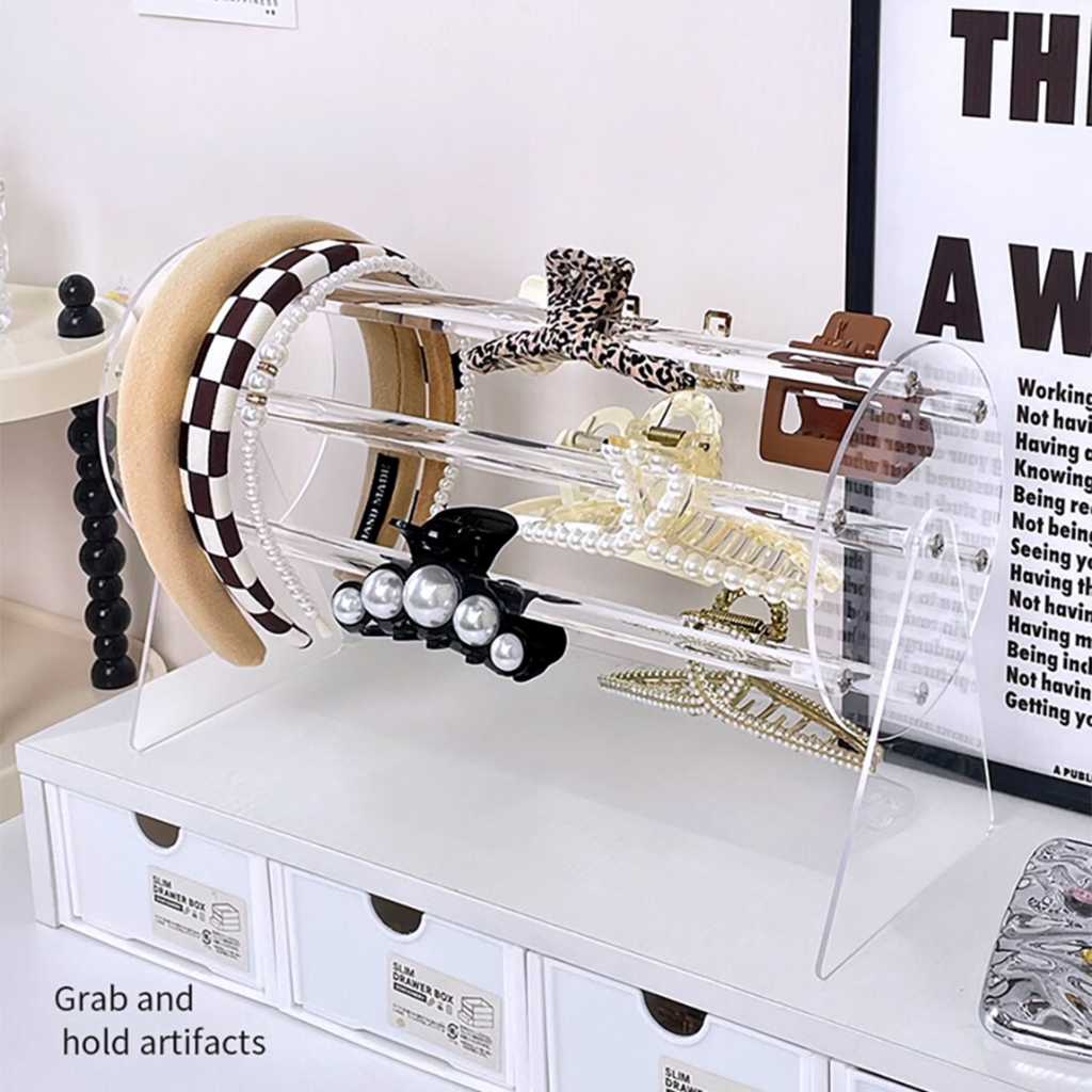 Rotating Claw Clip Organizer