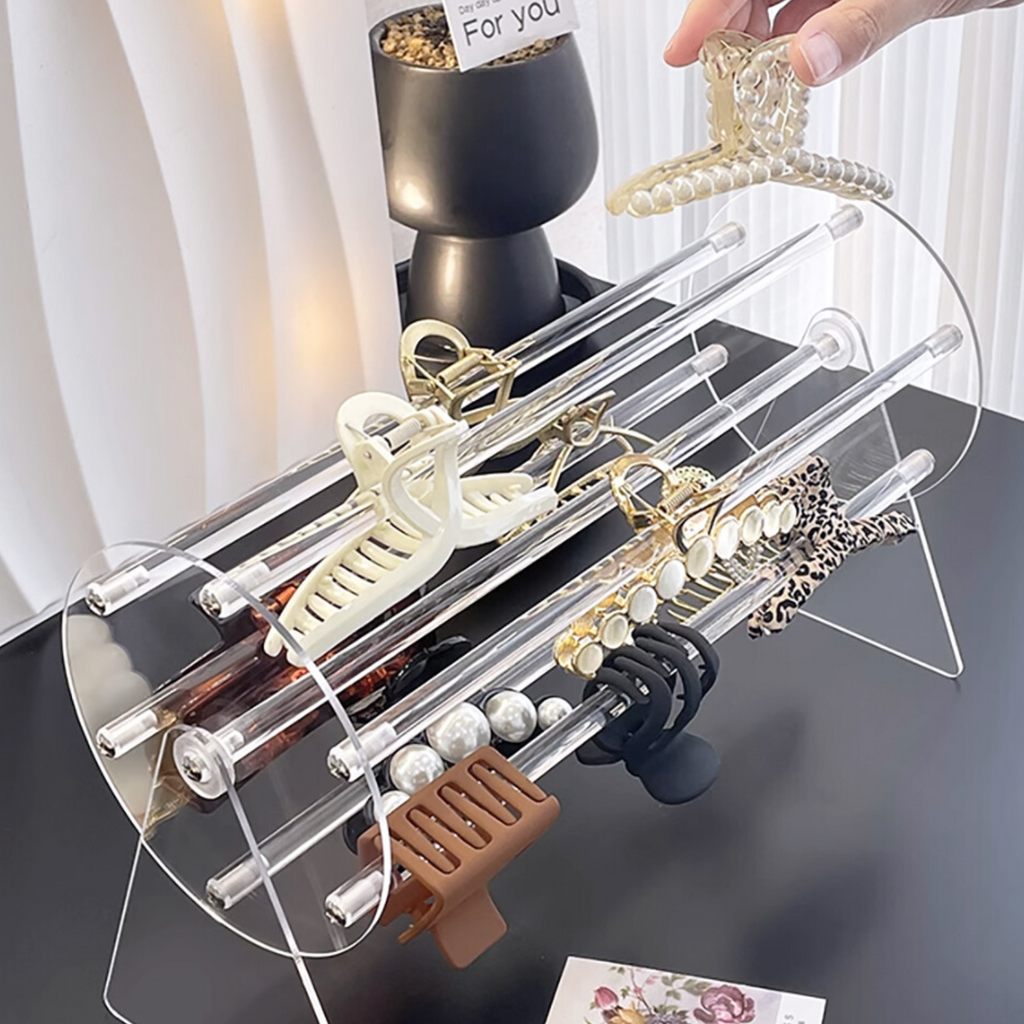 Rotating Claw Clip Organizer