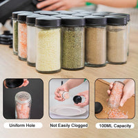 360° Kitchen Spice Organizer - 18 Glass Jar Set | Stylish Masala Stand