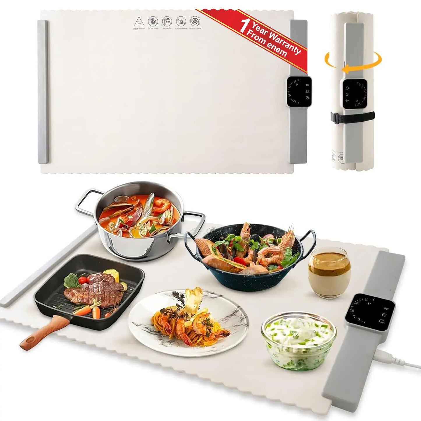 Electric Foldable Warming Tray