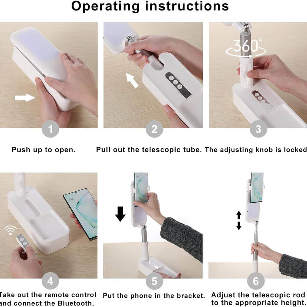 Multi Functional Foldable Phone Stand