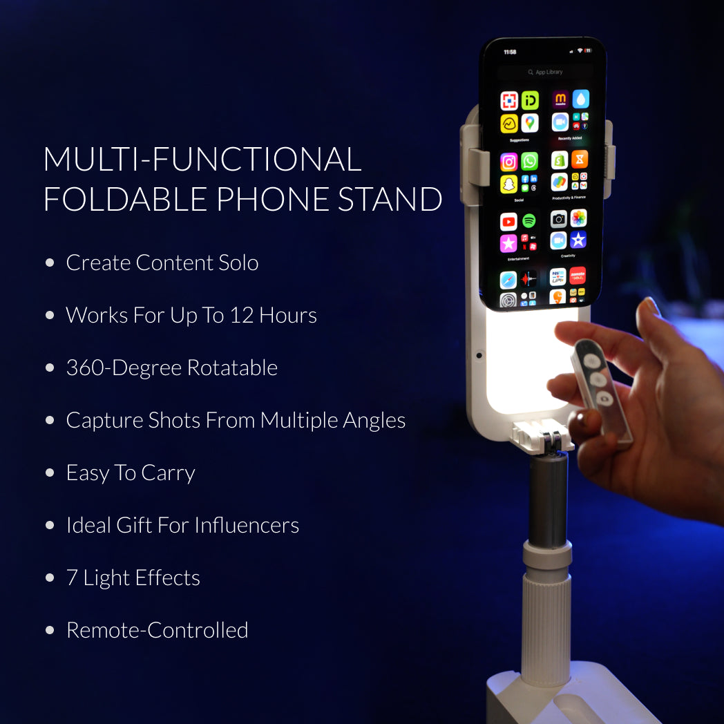 Multi Functional Foldable Phone Stand